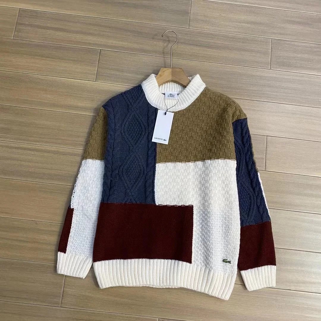 Lacoste Color Block Knit Sweater Men's Casual Wear