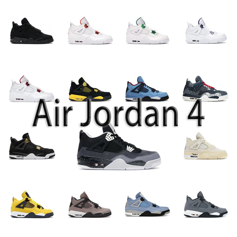 Air Jordan 4 Sneakers - Classic Basketball Shoes for Men and Women