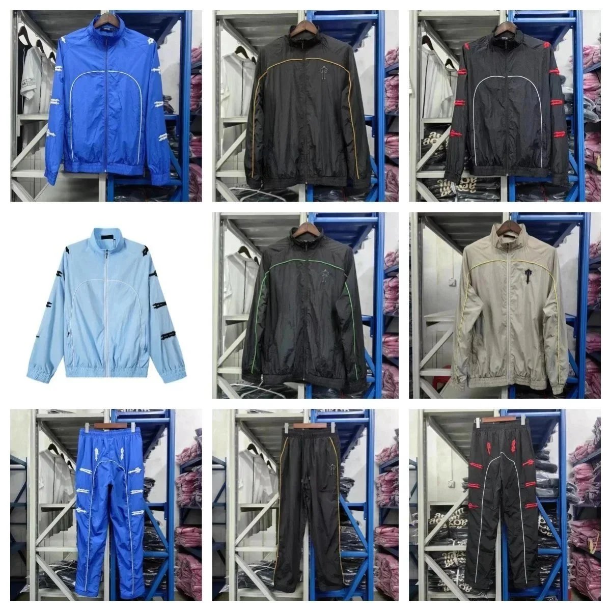 Men's Sport Suit Tracksuit Set Lightweight Jacket and Pants