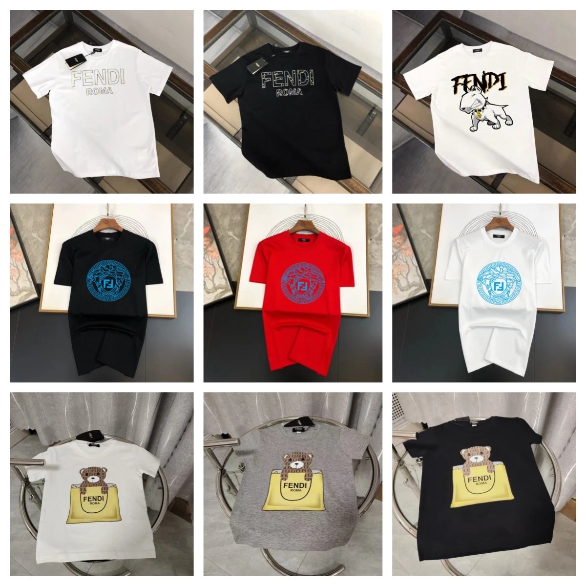 FENDI Roma T-Shirt Collection - Luxury Fashion Tees for Men and Women