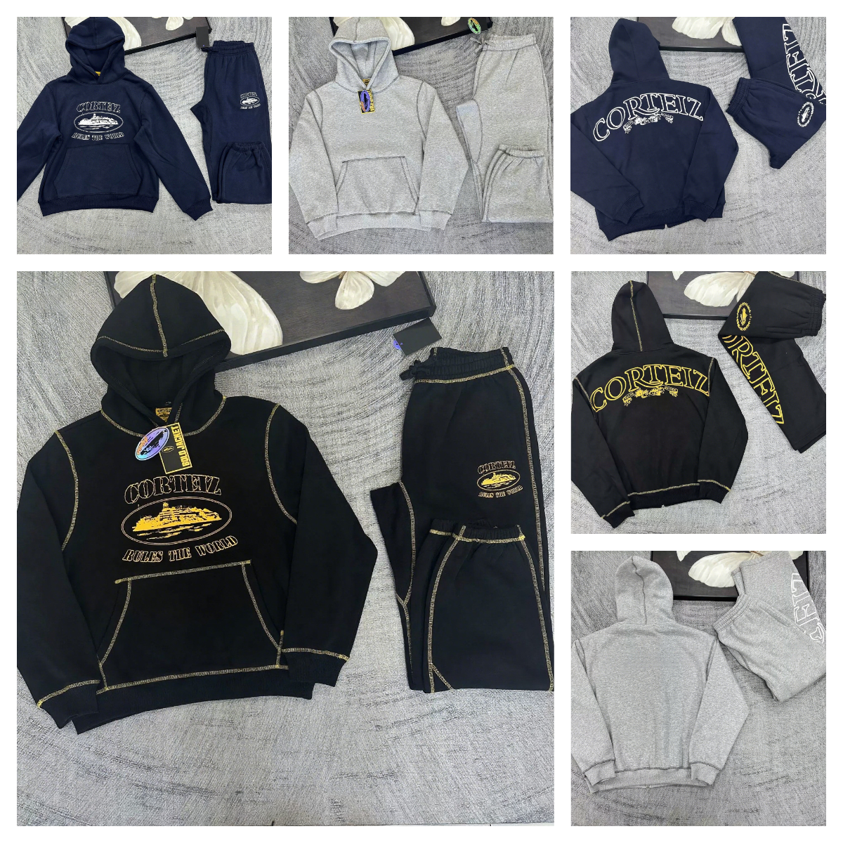 CORTEIZ Hoodie and Sweatpants Set - Premium Streetwear Outfit