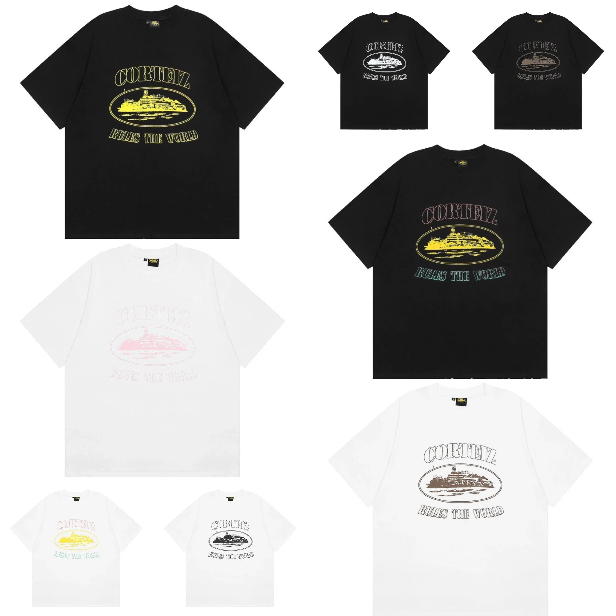 CORIEVZ Rules The World T-Shirt Unisex Streetwear Graphic Tee