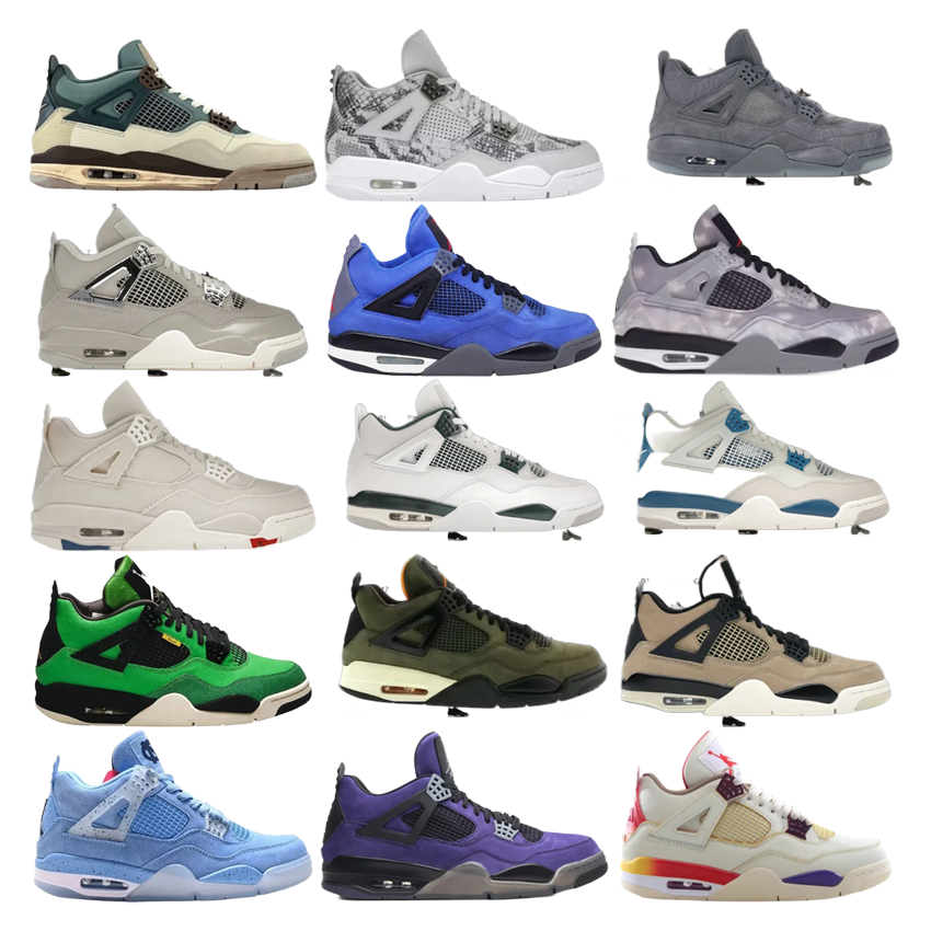 Air Jordan 4 Sneakers Collection - Premium Basketball Shoes
